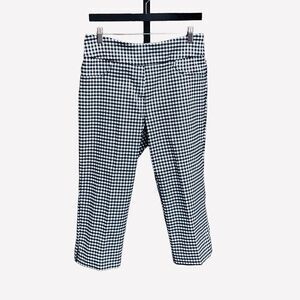 Ruby Rd  Black & White Checked Capri Size 8 NEW